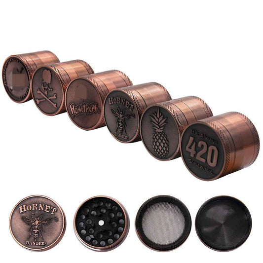 Red Copper Herb Grinder UK — Premium Metal Finish | Dexterz