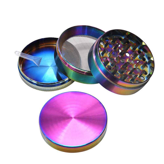 Colourful Zinc Alloy Herb Grinder UK — Multi-Layer | Dexterz
